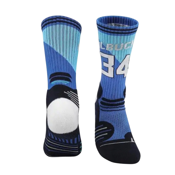 Баскетбольные носки Milwaukee Bucks 34 Blue