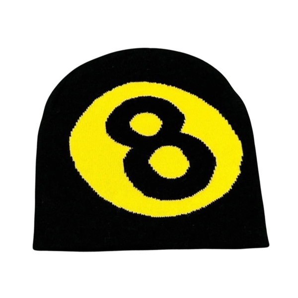 Шапка Stussy 8 Ball Black Yellow