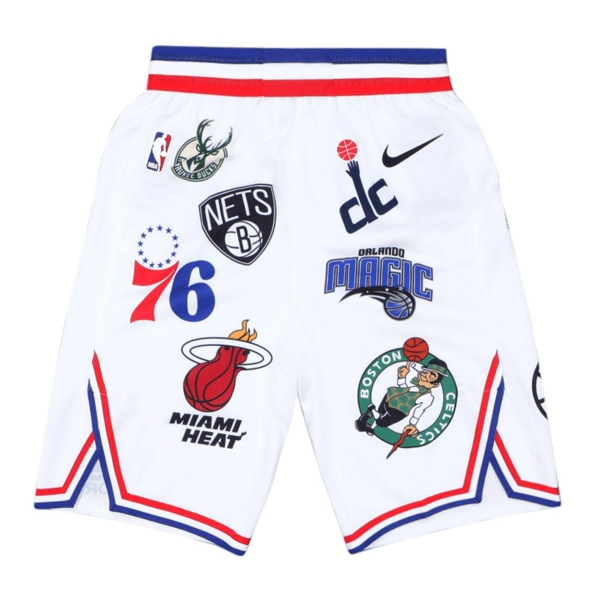 Шорты Supreme x Nike x NBA Teams Authentic White